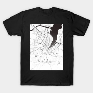 Kiel Germany City Map T-Shirt